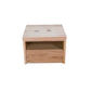 NOREEN LAMP TABLESIDE TABLE WITH 1 DRAWER - MyChocolateWood