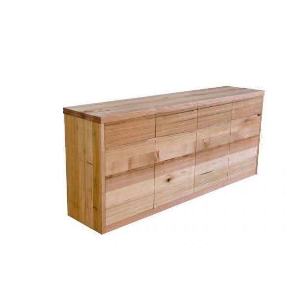 NOREEN SOLID TASMANIAN OAK BUFFET/SIDEBOARD 4 DOORS & 4 DRAWERS 200CM - MyChocolateWood