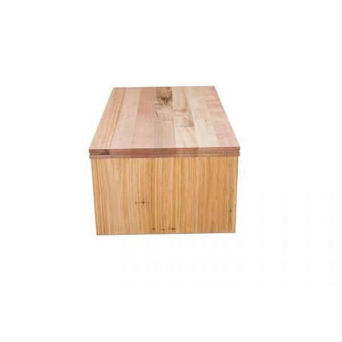 NOREEN SOLID TASSIE OAK COFFEE TABLE 4 DRAWERS 120CM