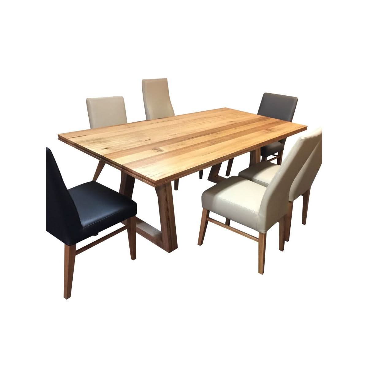 NOREEN SOLID TASSIE OAK DINING TABLE 210CM - MyChocolateWood