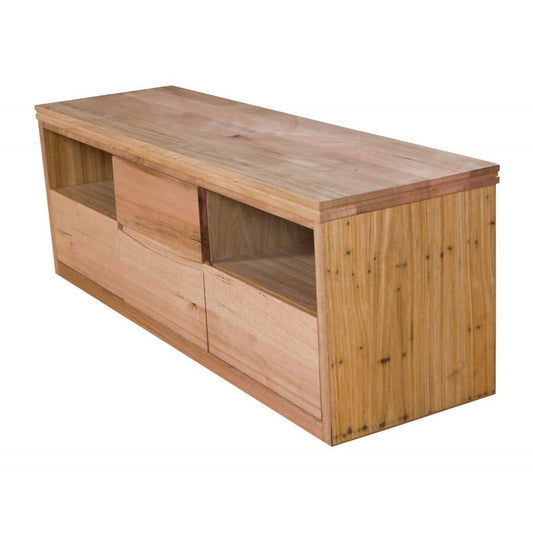 NOREEN SOLID TASSIE OAK TV UNIT ETU 1 DOOR & 2 DRAWERS