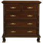 ORLIA SOLID MAHOGANY 5 DRAWER TALLBOY IN MAHOGANY COLOUR - MyChocolateWood