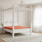 Orlia Solid Mahogany Timber 4 Poster Bed
