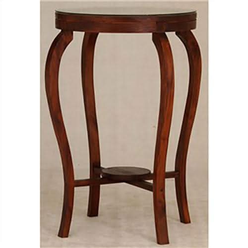 Ornament Solid Mahogany Bar Table in Mahogany - MyChocolateWood