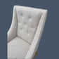 ORTAL FRENCH PROVINCIAL/HAMPTON STYLE DINING CHAIR IN FLAXEEN - MyChocolateWood