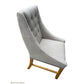 ORTAL FRENCH PROVINCIAL/HAMPTON STYLE DINING CHAIR IN FLAXEEN - MyChocolateWood