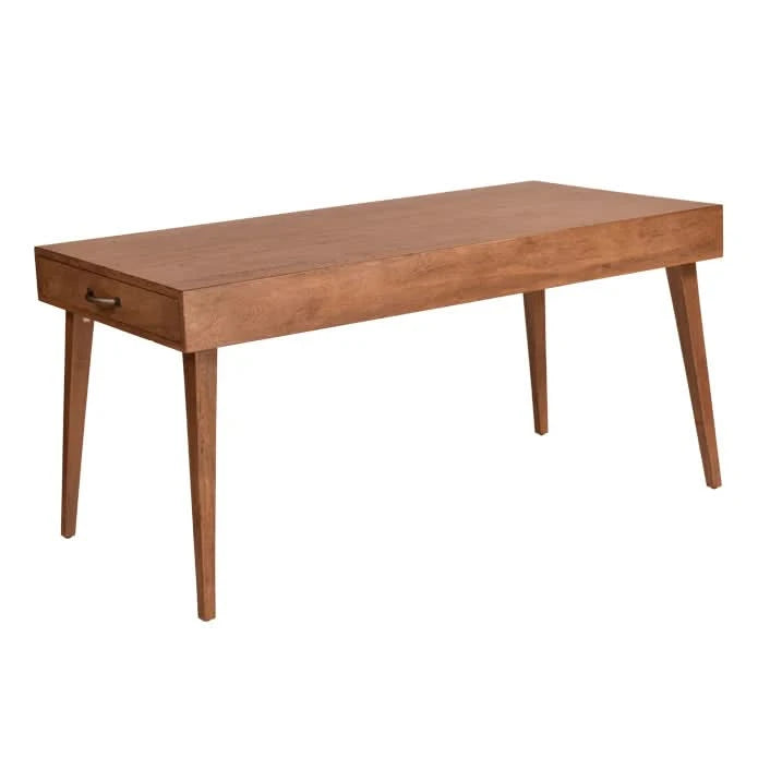 ORTIS SOLID FRUIT WOOD 2-DRAWER OAK DINING TABLE NATURAL 160CM - MyChocolateWood