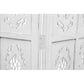 OVAL SCREEN 4 PANELS IN  IN WHITE - MyChocolateWood