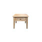 PALM BEACH LAMP TABLE 1 DRAWER LOUVRE STYLE IN SOLID OAK - MyChocolateWood