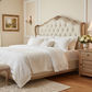 2 X PALM BEACH SOLID OAK LOUVRE STYLE BEDSIDE TABLE 1 DRAWER & 1 DOOR - MyChocolateWood