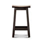 PAPAYA SOLID MANGO WOOD STOOL BLACK - MyChocolateWood