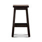 PAPAYA SOLID MANGO WOOD STOOL BLACK - MyChocolateWood
