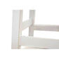PAPAYA SOLID MANGO WOOD STOOL WHITE BASE & WHITEWASH TOP - MyChocolateWood