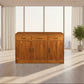 PARIS SOLID MAHOGANY 3 DOORS & 3 DRAWERS BUFFET/SIDEBOARD IN LIGHT PECAN - MyChocolateWood