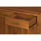 Paris Solid Mahogany 3-Door 3-Drawer Buffet / Sideboard in Light Pecan - Chocolate Wood