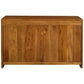 Paris Solid Mahogany 3-Door 3-Drawer Buffet / Sideboard in Light Pecan - Chocolate Wood