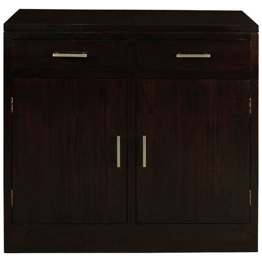 PARIS SOLID MAHOGANY BUFFET/SIDEBOARD 2 DOORS 2 DRAWERS IN CHOCOLATE - MyChocolateWood