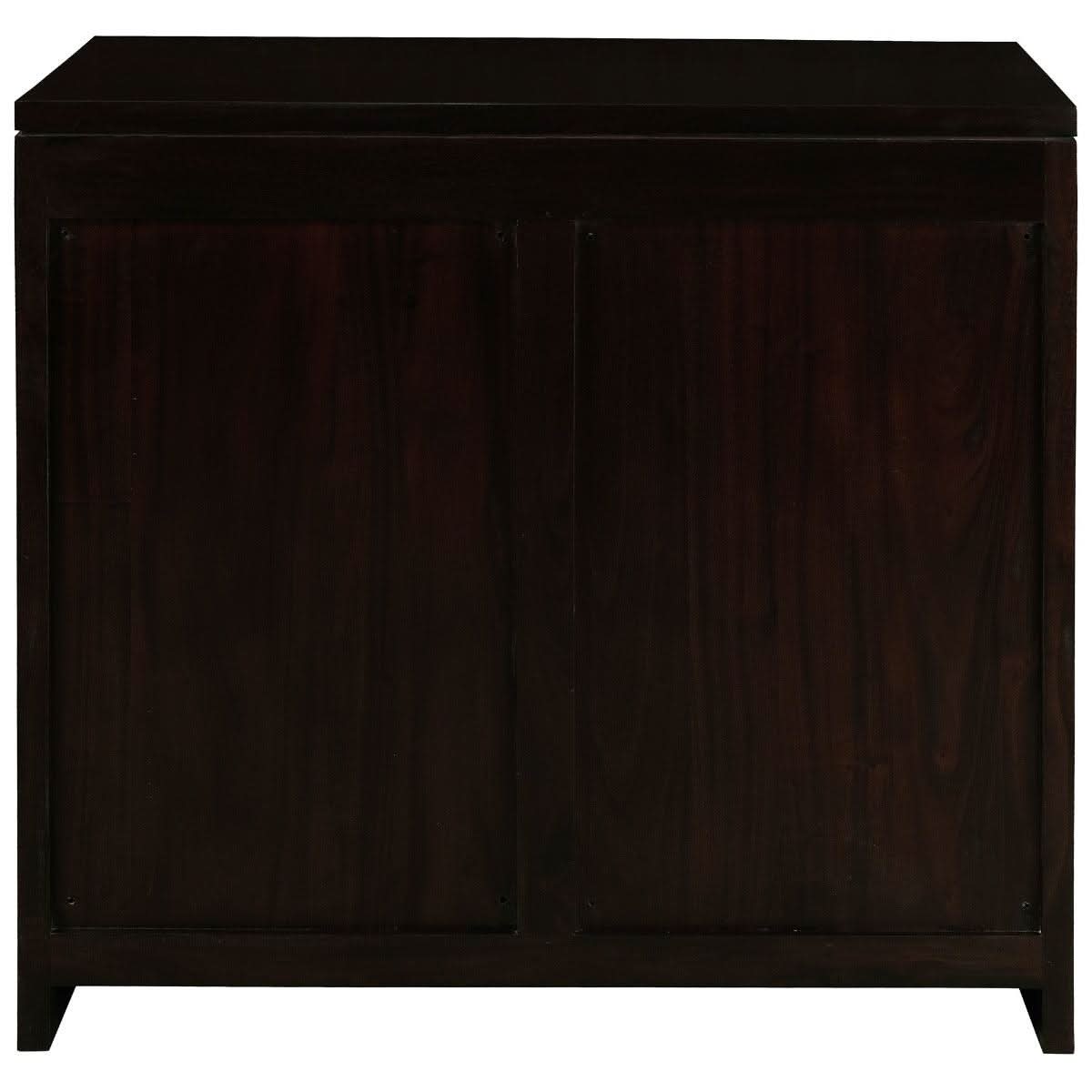 PARIS SOLID MAHOGANY BUFFET/SIDEBOARD 2 DOORS 2 DRAWERS IN CHOCOLATE - MyChocolateWood