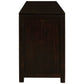 Paris Solid Mahogany 3-Drawer Desk 150cm in Chocolate - Chocolate Wood