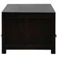 Paris Solid Mahogany 4-Drawer Coffee Table 100cm in Chocolate - Chocolate Wood