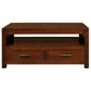 PARIS SOLID MAHOGANY TIMBER COFFEE TABLE 4 DRAWERS MAHOGANY COLOUR 120CM - MyChocolateWood