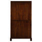 PARIS SOLID MAHOGANY TIMBER DISPLAY CABINET WITH 3 SHELVES - MAHOGANY - MyChocolateWood