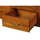 PARIS SOLID MAHOGANY TIMBER EXTENSION TV/ENTERTAINMENT UNIT 3 DRAWERS 150CM LIGHT PECAN - MyChocolateWood