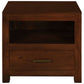 PARIS SOLID MAHOGANY TIMBER SINGLE DRAWER LAMP TABLE - MAHOGANY - MyChocolateWood
