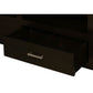 Paris Solid Mahogany TV Unit 190cm with 3 Drawers in Chocolate - Chocolate Wood