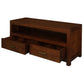PARIS SOLID MAHOGANY TV UNIT WITH 2 DRAWERS IN MAHOGANY 120CM - MyChocolateWood