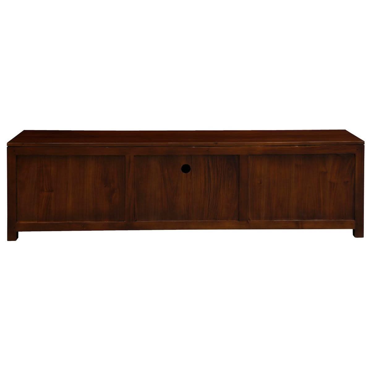 PARIS SOLID MAHOGANY TV UNIT WITH 3 DRAWERS IN MAHOGANY 190CM - MyChocolateWood