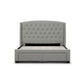 PASCAL HAMPTONS STYLE QUEEN SIZE BED IN STONE - MyChocolateWood