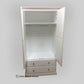PAUDHA WHITE WARDROBE/ARMOIRE IN SOLID NZ PINE CUSTOM MADE - MyChocolateWood