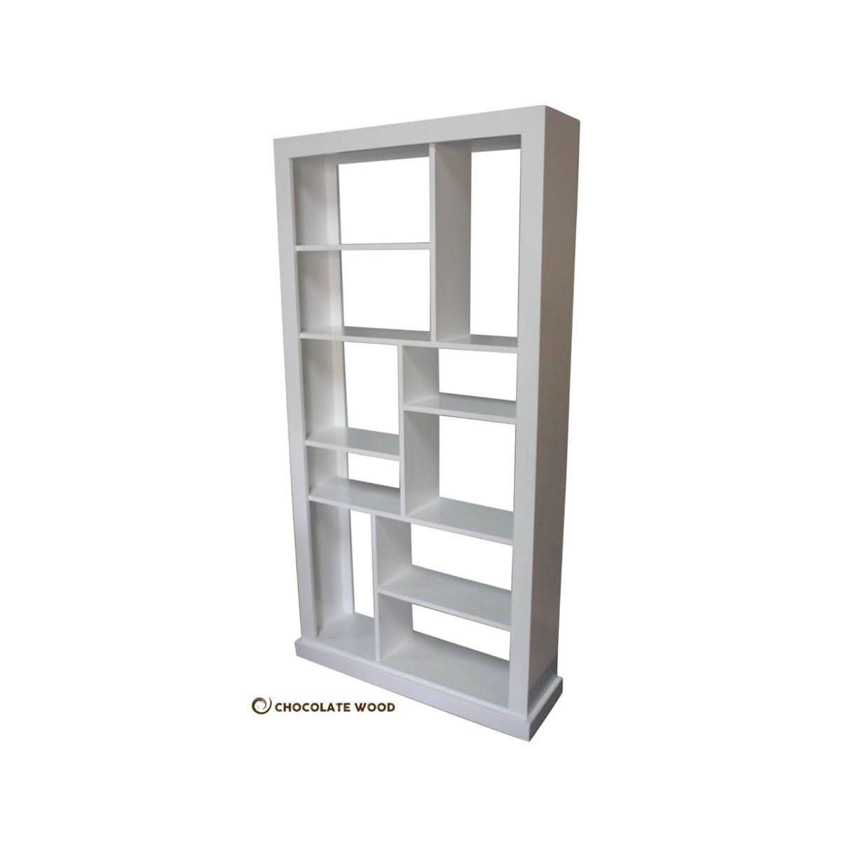 PAYTON SOLID PINE TIMBER ROOM DIVIDER/BOOKCASE/BOOKSHELF DISPLAY UNIT - MyChocolateWood