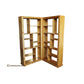 PAYTON SOLID PINE TIMBER ROOM DIVIDER/BOOKCASE/BOOKSHELF DISPLAY UNIT - MyChocolateWood
