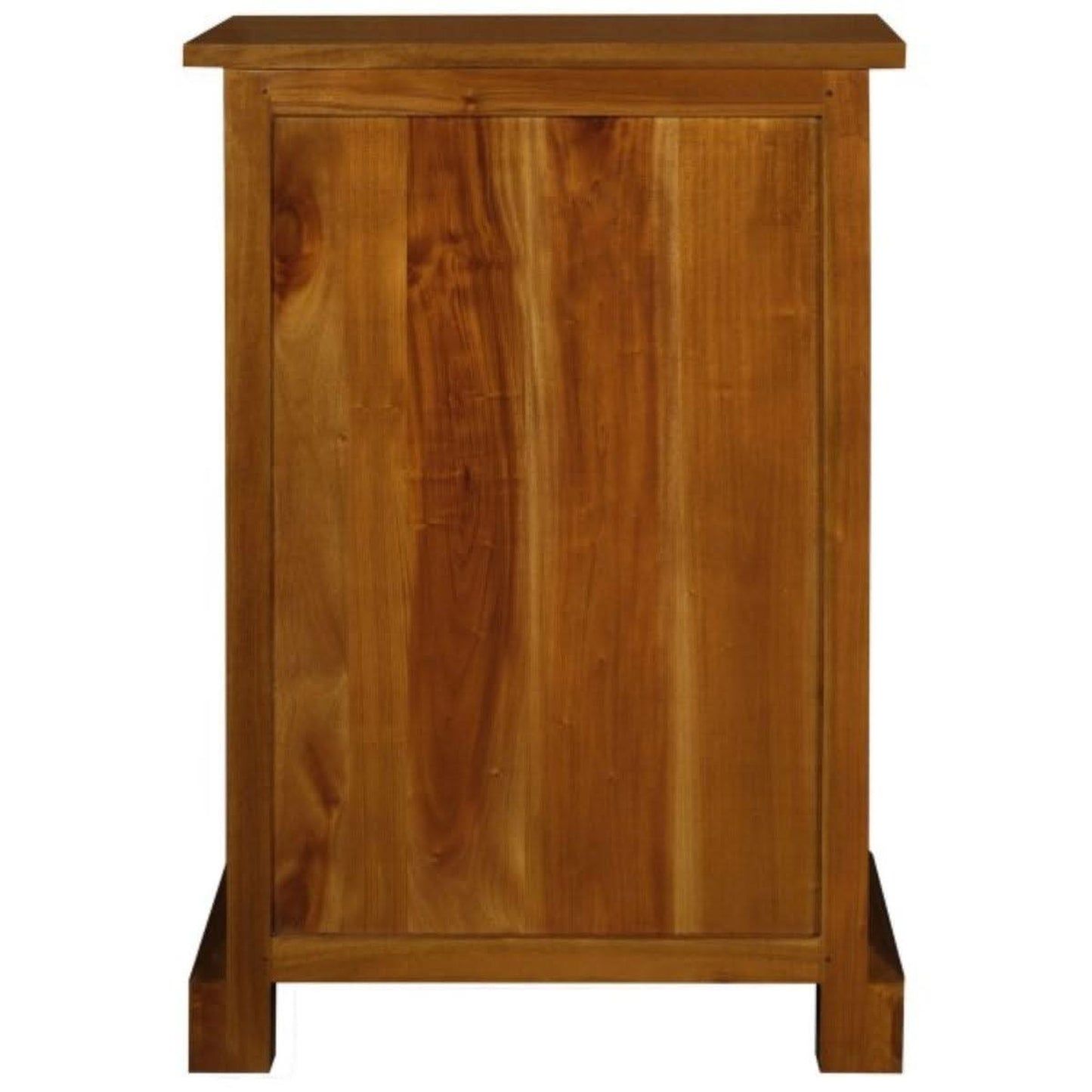 Pegasus Solid Mahogany 30 Bottle Winerack with 1 Drawer in Light Pecan - Chocolate Wood