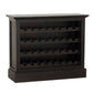 Pegasus Solid Mahogany 36 Bottle Winerack in Chocolate - Chocolate Wood