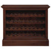 PEGASUS SOLID MAHOGANY TIMBER 36 BOTTLE WINERACK - MAHOGANY - MyChocolateWood