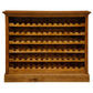 Pegasus Solid Mahogany 78 Bottle Winerack in Light Pecan - Chocolate Wood