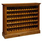 PEGASUS SOLID MAHOGANY TIMBER 78 BOTTLE WINERACK - LIGHT PECAN - MyChocolateWood