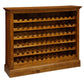 Pegasus Solid Mahogany 78 Bottle Winerack in Light Pecan - Chocolate Wood