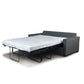 Philipa Queen Sofa Bed in Storm - Chocolate Wood