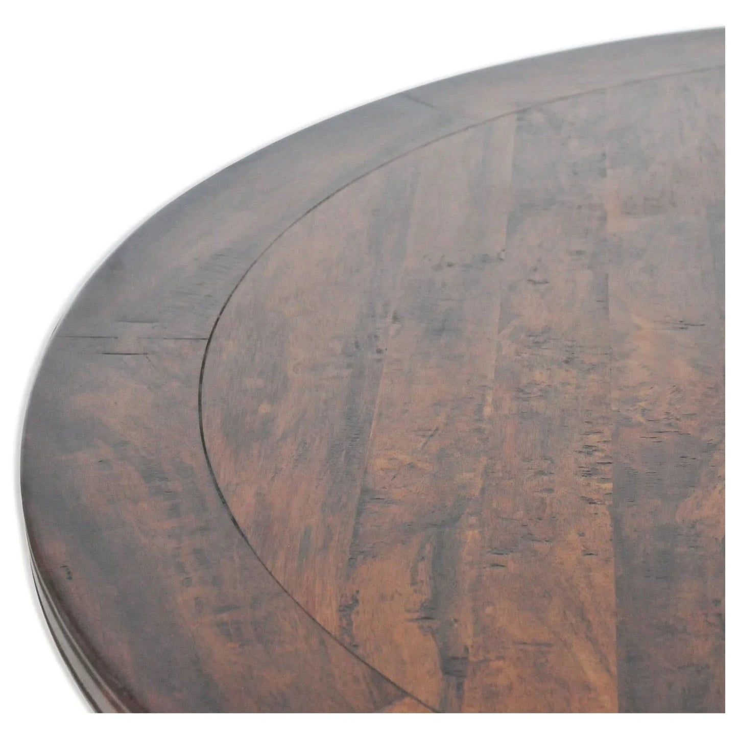 PHOENIX OLD ELMWOOD ROUND PEDESTAL DINING TABLE 140CM