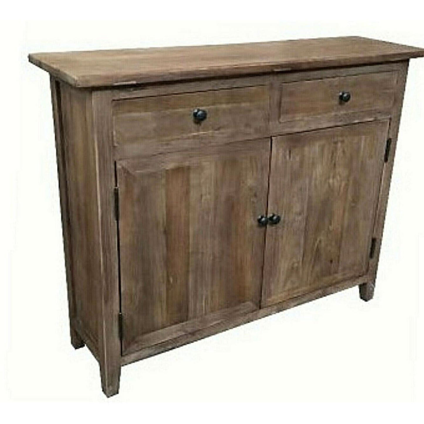 PICARD RECYCLED ELM RUSTIC CABINET STORAGE CUPBOARD SIDEBOARD BUFFET 100 CM