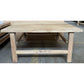 PIONEER SQUARE COFFEE TABLE IN RECYCLED ELM 100CM - MyChocolateWood