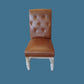PIRRO TOP GRAIN TAN LEATHER DINING CHAIR - MyChocolateWood