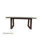 PLATO DINING TABLE IN SOLID SPOTTED GUM 2100MM - MyChocolateWood