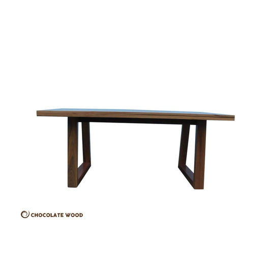 PLATO DINING TABLE IN SOLID SPOTTED GUM 2100MM - MyChocolateWood