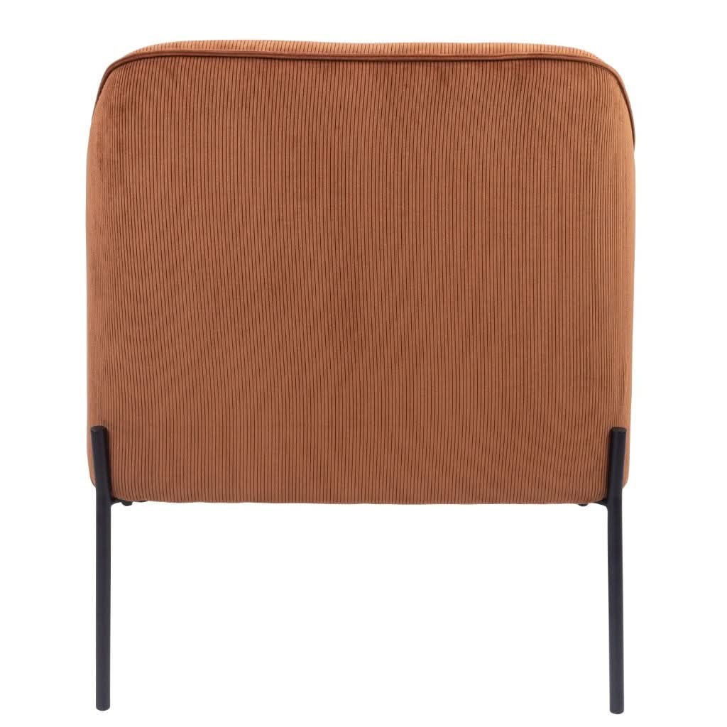 Poppy Armchair in Cinnamon - Chocolate Wood