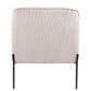Poppy Armchair in Silver Grey - Chocolate Wood